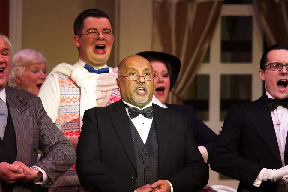 Willenhall Musical Theatre Company's 2016 production of Me and My Girl at Dormston Mill Theatre, Sedgley. Photograph 77 of 308.