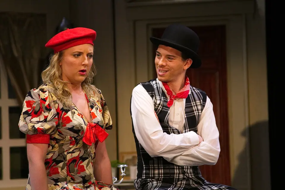 Willenhall Musical Theatre Company's 2016 production of Me and My Girl at Dormston Mill Theatre, Sedgley. Photograph 82 of 308.