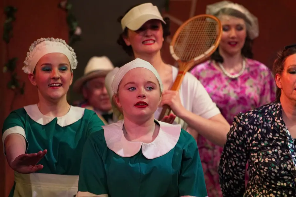 Willenhall Musical Theatre Company's 2016 production of Me and My Girl at Dormston Mill Theatre, Sedgley. Photograph 90 of 308.