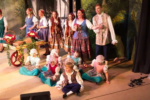Willenhall Musical Theatre Company's 2011 pantomime, Mother Goose at Moreton Community School, Wolverhampton.