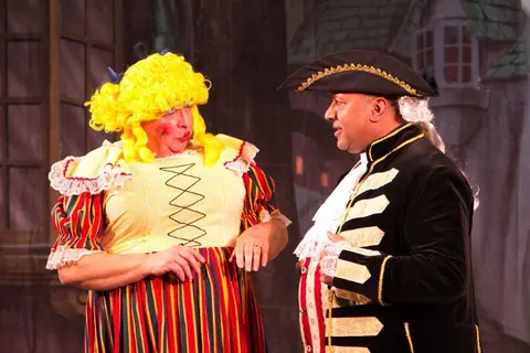 Willenhall Musical Theatre Company's 2011 pantomime, Mother Goose at Moreton Community School, Wolverhampton. Photograph 4 of 30.