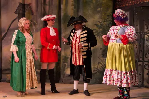 Willenhall Musical Theatre Company's 2011 pantomime, Mother Goose at Moreton Community School, Wolverhampton. Photograph 13 of 30.