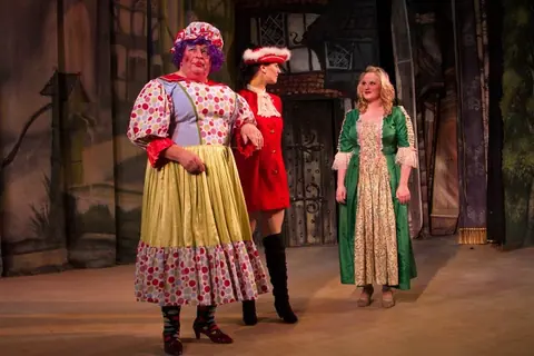 Willenhall Musical Theatre Company's 2011 pantomime, Mother Goose at Moreton Community School, Wolverhampton. Photograph 20 of 60.