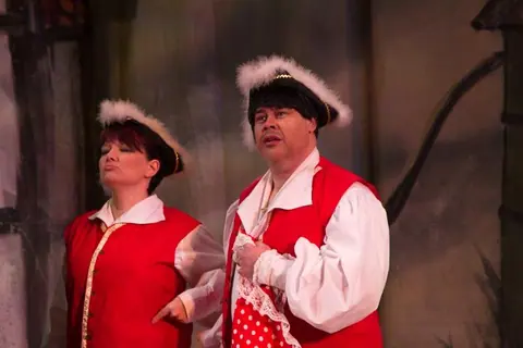 Willenhall Musical Theatre Company's 2011 pantomime, Mother Goose at Moreton Community School, Wolverhampton. Photograph 25 of 60.