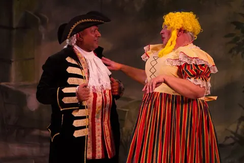 Willenhall Musical Theatre Company's 2011 pantomime, Mother Goose at Moreton Community School, Wolverhampton. Photograph 32 of 60.