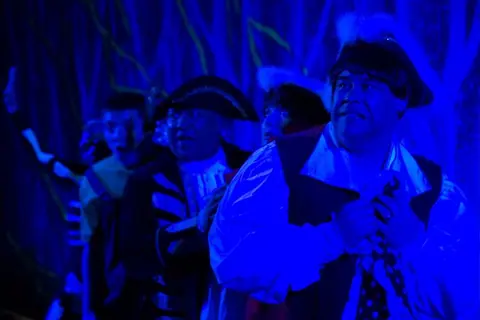 Willenhall Musical Theatre Company's 2011 pantomime, Mother Goose at Moreton Community School, Wolverhampton. Photograph 53 of 60.