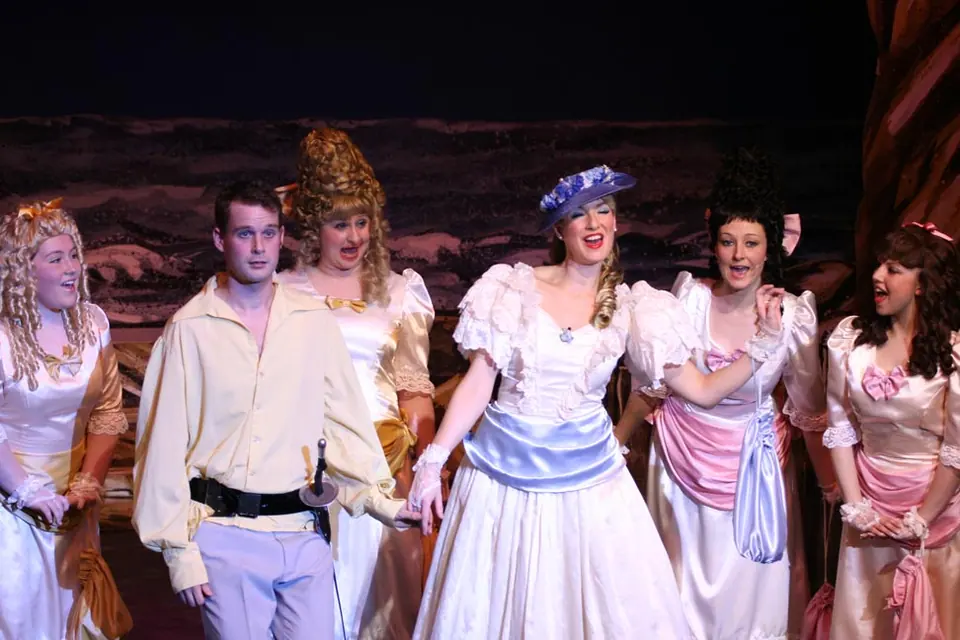 Willenhall Musical Theatre Company's 2010 production of Pirates of Penzance. Photograph 2 of 30.