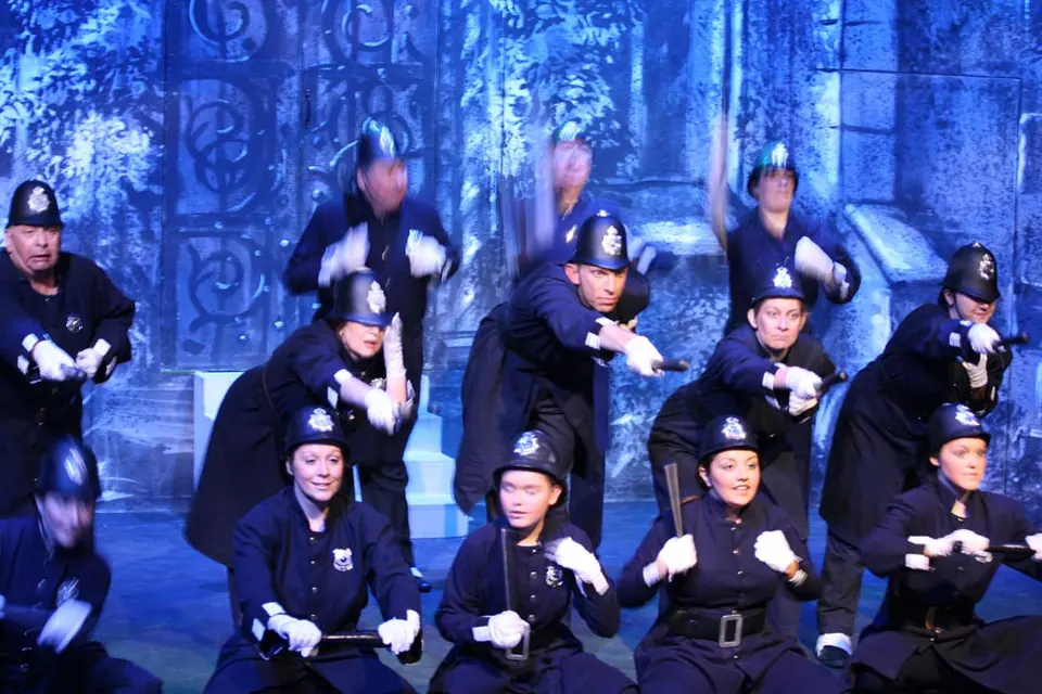 Willenhall Musical Theatre Company's 2010 production of Pirates of Penzance. Photograph 4 of 30.