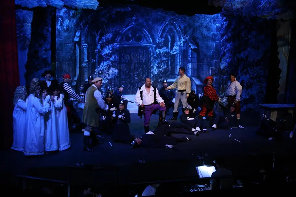 Willenhall Musical Theatre Company's 2010 production of Pirates of Penzance. Photograph 139 of 145.