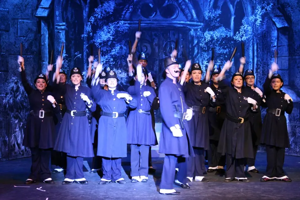 Willenhall Musical Theatre Company's 2010 production of Pirates of Penzance. Photograph 28 of 145.
