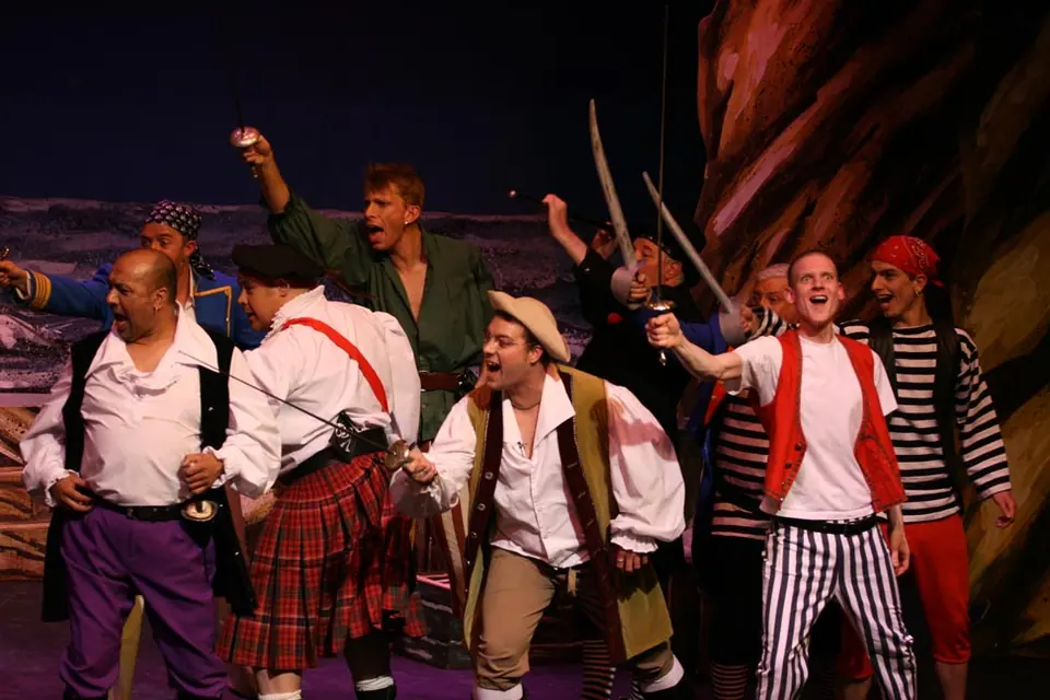 Willenhall Musical Theatre Company's 2010 production of Pirates of Penzance. Photograph 49 of 145.