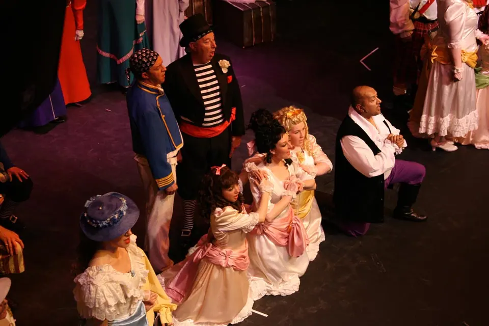 Willenhall Musical Theatre Company's 2010 production of Pirates of Penzance. Photograph 64 of 145.