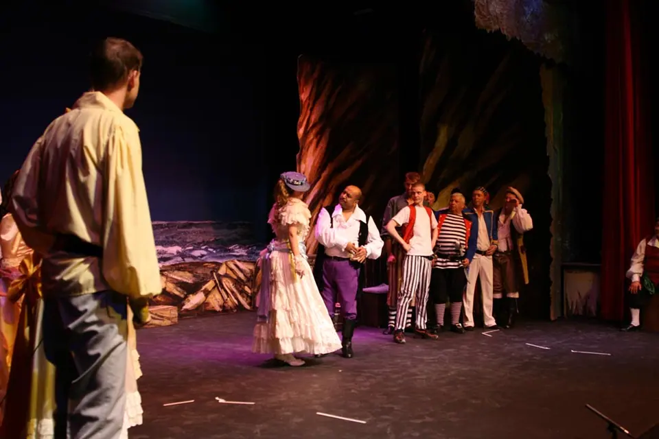 Willenhall Musical Theatre Company's 2010 production of Pirates of Penzance. Photograph 90 of 145.