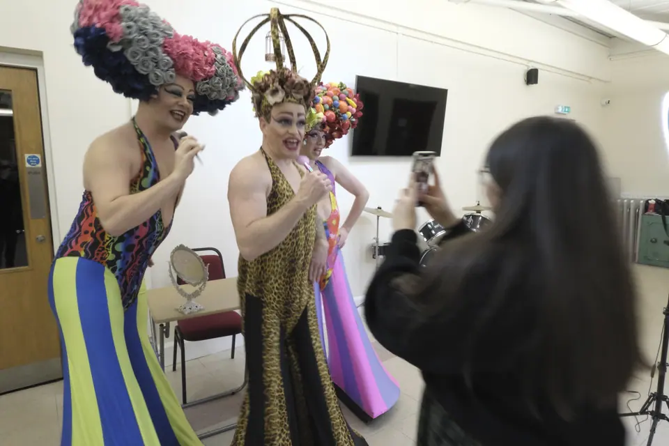 Willenhall Musical Theatre Company's 2022 production of Priscilla Queen of the Desert at Dormston Mill Theatre, Sedgley.