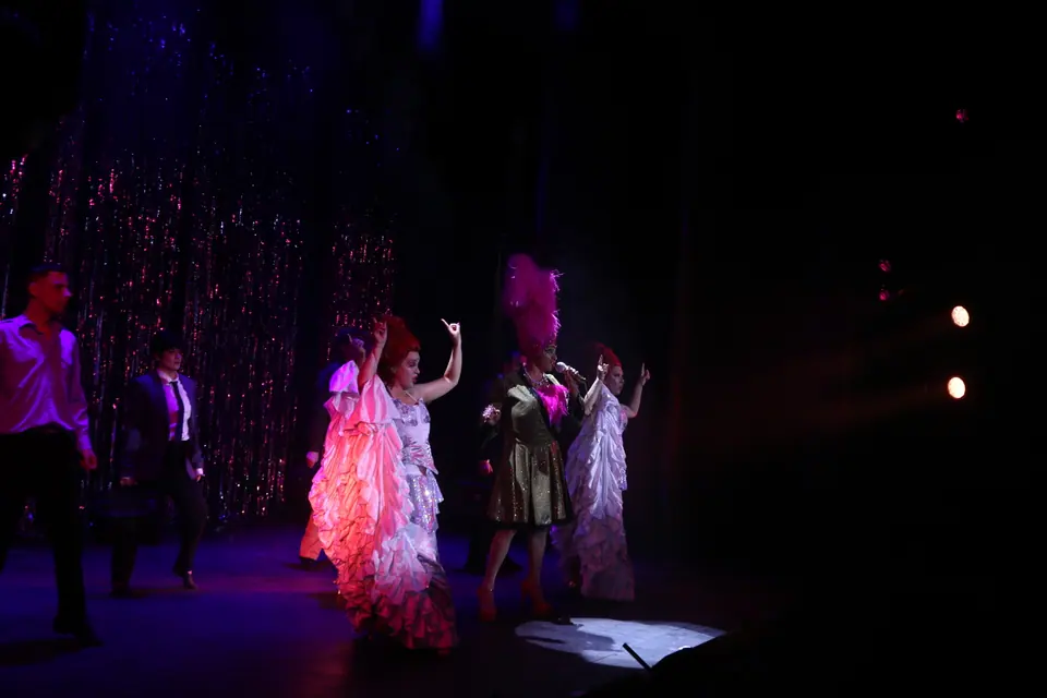 Willenhall Musical Theatre Company's 2022 production of Priscilla Queen of the Desert at Dormston Mill Theatre, Sedgley. Photograph 6 of 246.
