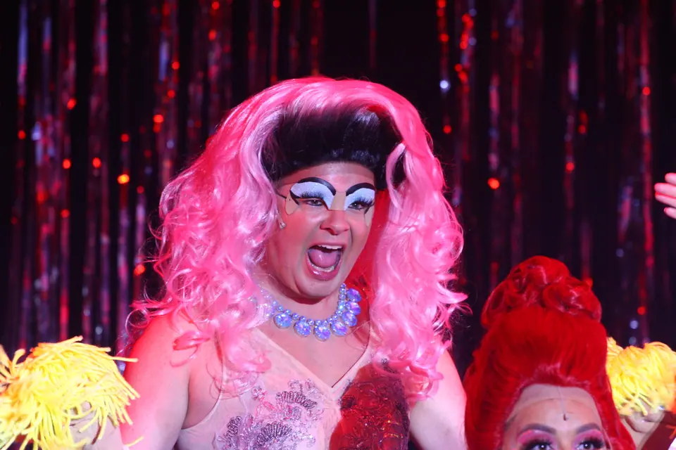 Willenhall Musical Theatre Company's 2022 production of Priscilla Queen of the Desert at Dormston Mill Theatre, Sedgley. Photograph 7 of 246.
