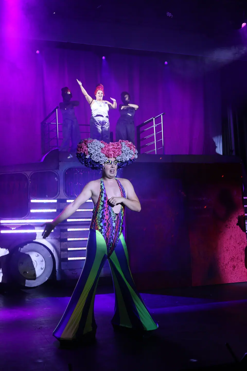 Willenhall Musical Theatre Company's 2022 production of Priscilla Queen of the Desert at Dormston Mill Theatre, Sedgley. Photograph 107 of 246.