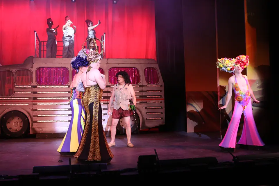 Willenhall Musical Theatre Company's 2022 production of Priscilla Queen of the Desert at Dormston Mill Theatre, Sedgley. Photograph 108 of 246.
