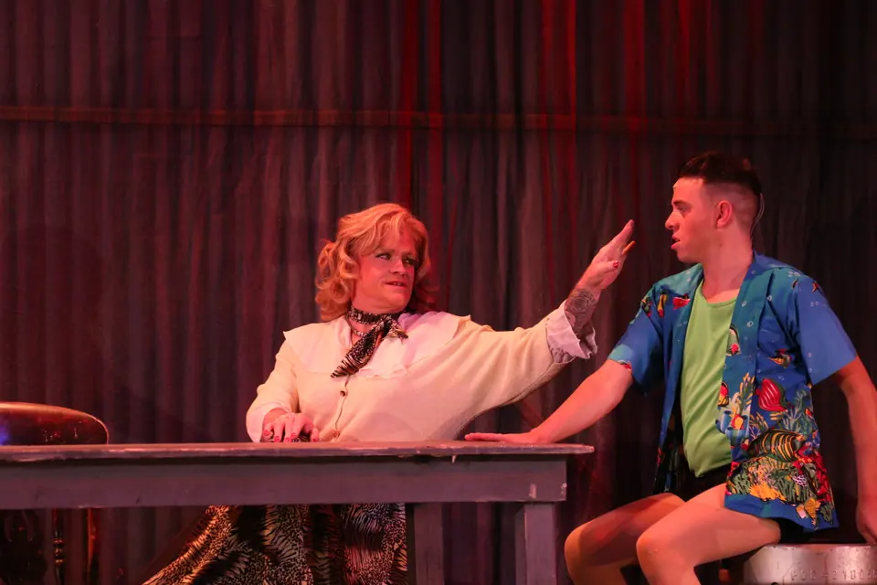 Willenhall Musical Theatre Company's 2022 production of Priscilla Queen of the Desert at Dormston Mill Theatre, Sedgley. Photograph 119 of 246.