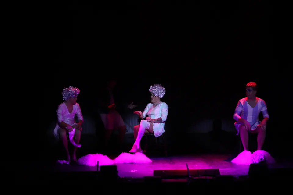 Willenhall Musical Theatre Company's 2022 production of Priscilla Queen of the Desert at Dormston Mill Theatre, Sedgley. Photograph 140 of 246.