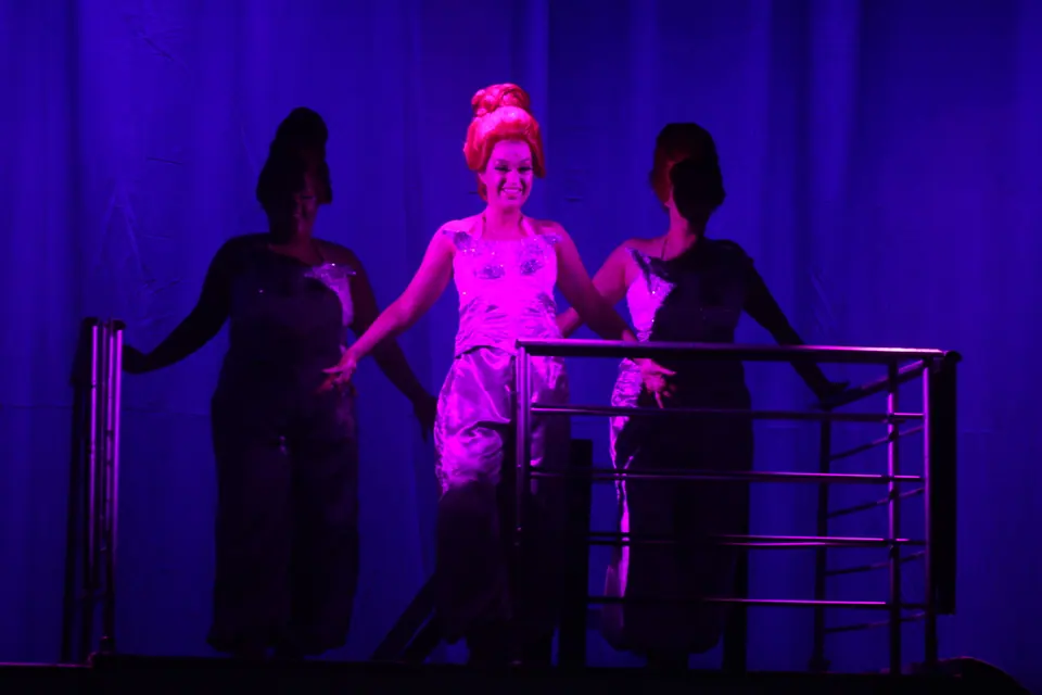 Willenhall Musical Theatre Company's 2022 production of Priscilla Queen of the Desert at Dormston Mill Theatre, Sedgley. Photograph 159 of 246.