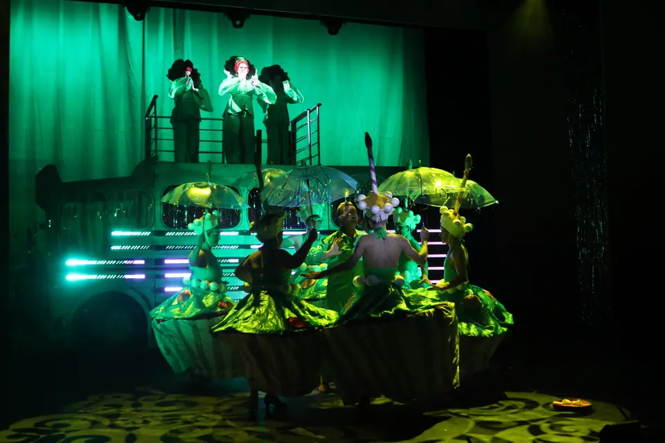 Willenhall Musical Theatre Company's 2022 production of Priscilla Queen of the Desert at Dormston Mill Theatre, Sedgley. Photograph 186 of 246.