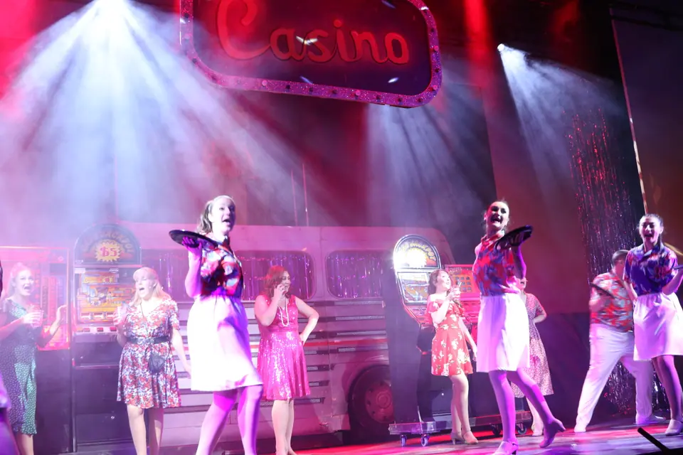 Willenhall Musical Theatre Company's 2022 production of Priscilla Queen of the Desert at Dormston Mill Theatre, Sedgley. Photograph 188 of 246.