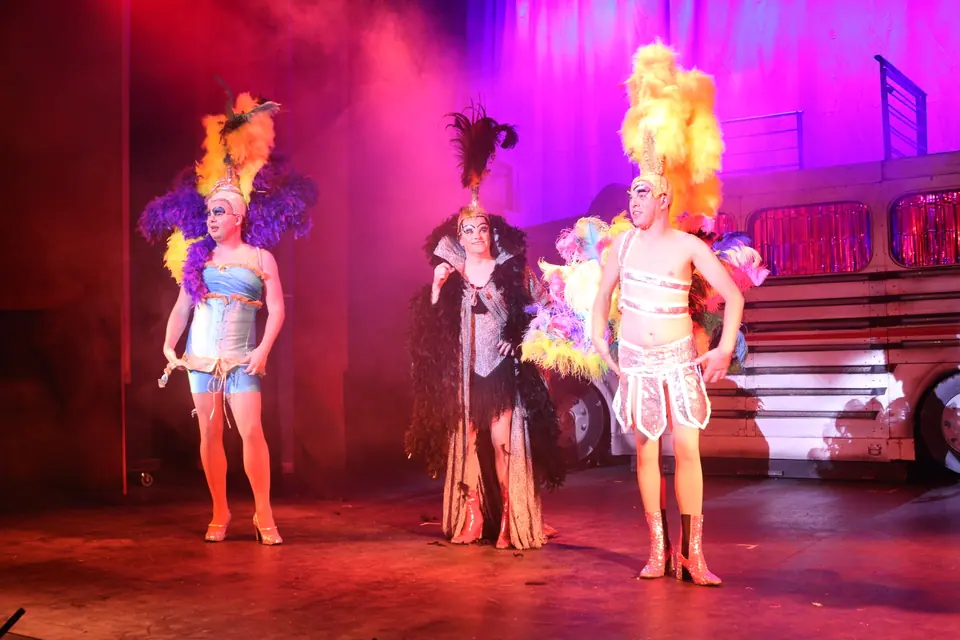 Willenhall Musical Theatre Company's 2022 production of Priscilla Queen of the Desert at Dormston Mill Theatre, Sedgley. Photograph 224 of 246.
