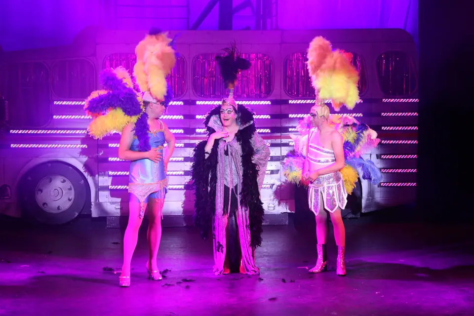 Willenhall Musical Theatre Company's 2022 production of Priscilla Queen of the Desert at Dormston Mill Theatre, Sedgley. Photograph 225 of 246.