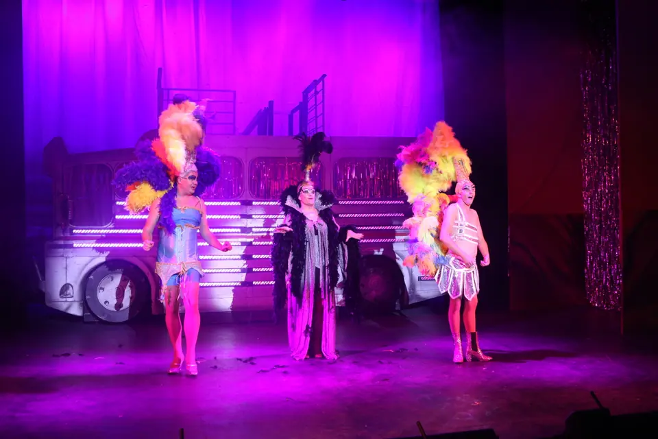 Willenhall Musical Theatre Company's 2022 production of Priscilla Queen of the Desert at Dormston Mill Theatre, Sedgley. Photograph 226 of 246.