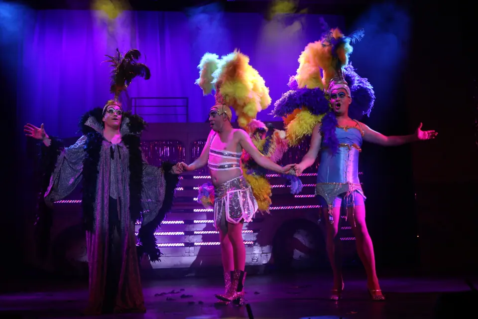 Willenhall Musical Theatre Company's 2022 production of Priscilla Queen of the Desert at Dormston Mill Theatre, Sedgley. Photograph 228 of 246.