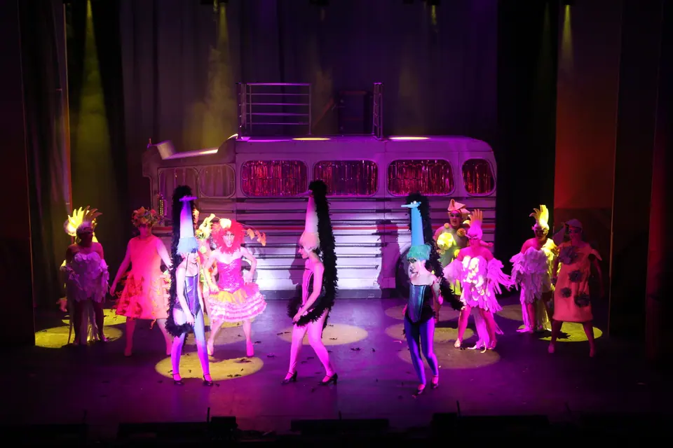 Willenhall Musical Theatre Company's 2022 production of Priscilla Queen of the Desert at Dormston Mill Theatre, Sedgley. Photograph 234 of 246.