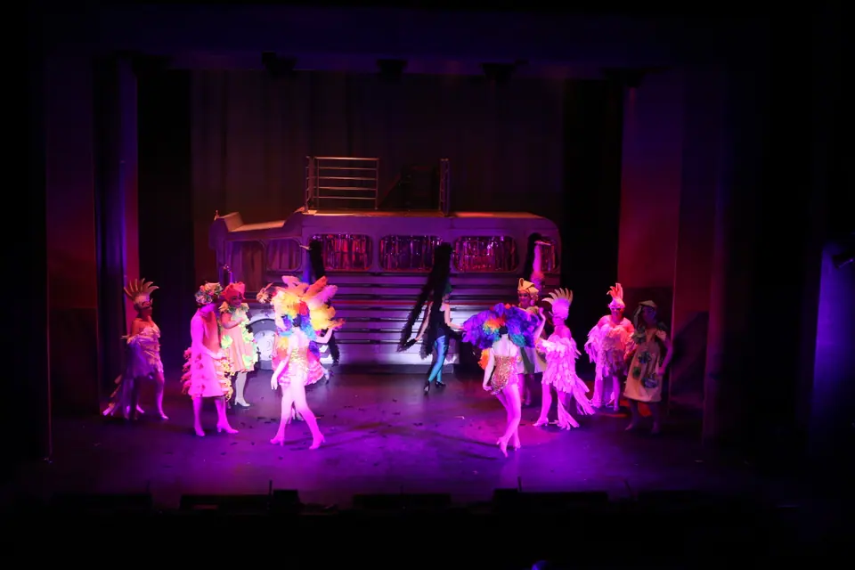 Willenhall Musical Theatre Company's 2022 production of Priscilla Queen of the Desert at Dormston Mill Theatre, Sedgley. Photograph 235 of 246.