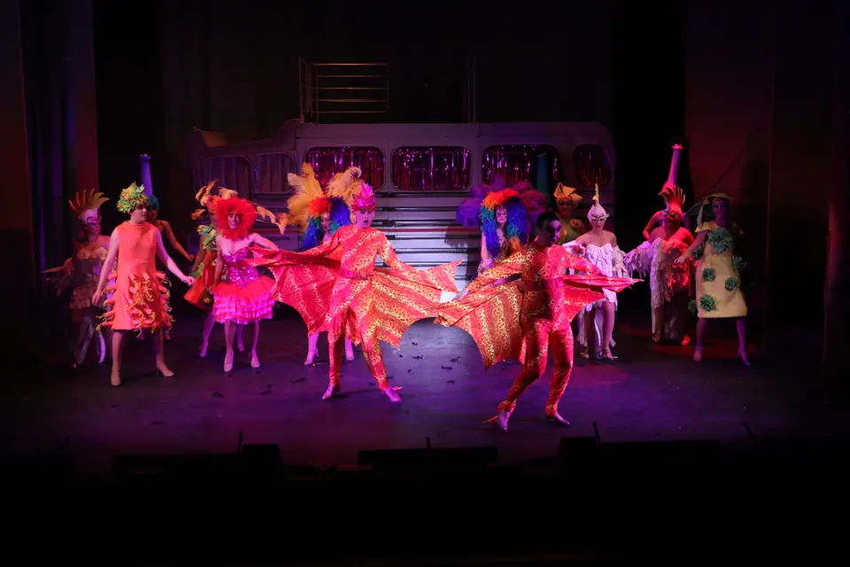Willenhall Musical Theatre Company's 2022 production of Priscilla Queen of the Desert at Dormston Mill Theatre, Sedgley. Photograph 236 of 246.