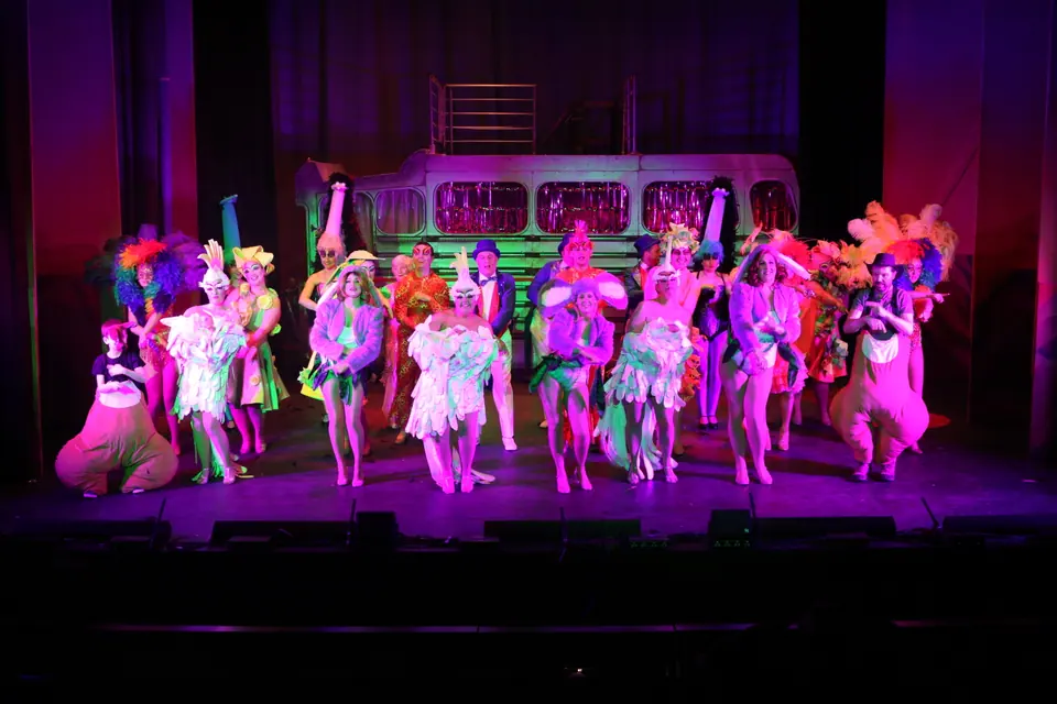 Willenhall Musical Theatre Company's 2022 production of Priscilla Queen of the Desert at Dormston Mill Theatre, Sedgley. Photograph 240 of 246.