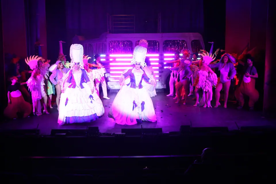 Willenhall Musical Theatre Company's 2022 production of Priscilla Queen of the Desert at Dormston Mill Theatre, Sedgley. Photograph 242 of 246.
