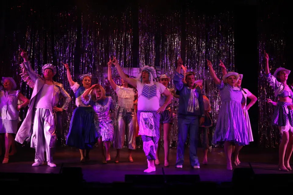 Willenhall Musical Theatre Company's 2022 production of Priscilla Queen of the Desert at Dormston Mill Theatre, Sedgley. Photograph 50 of 246.