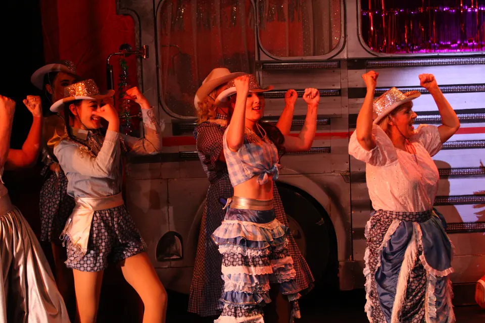 Willenhall Musical Theatre Company's 2022 production of Priscilla Queen of the Desert at Dormston Mill Theatre, Sedgley. Photograph 51 of 246.