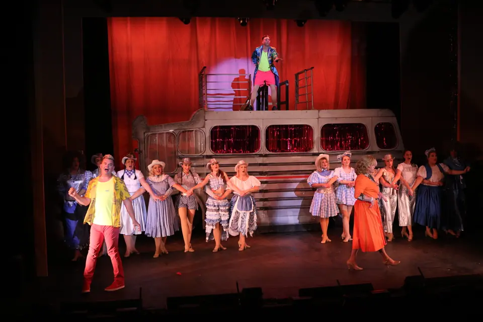 Willenhall Musical Theatre Company's 2022 production of Priscilla Queen of the Desert at Dormston Mill Theatre, Sedgley. Photograph 57 of 246.