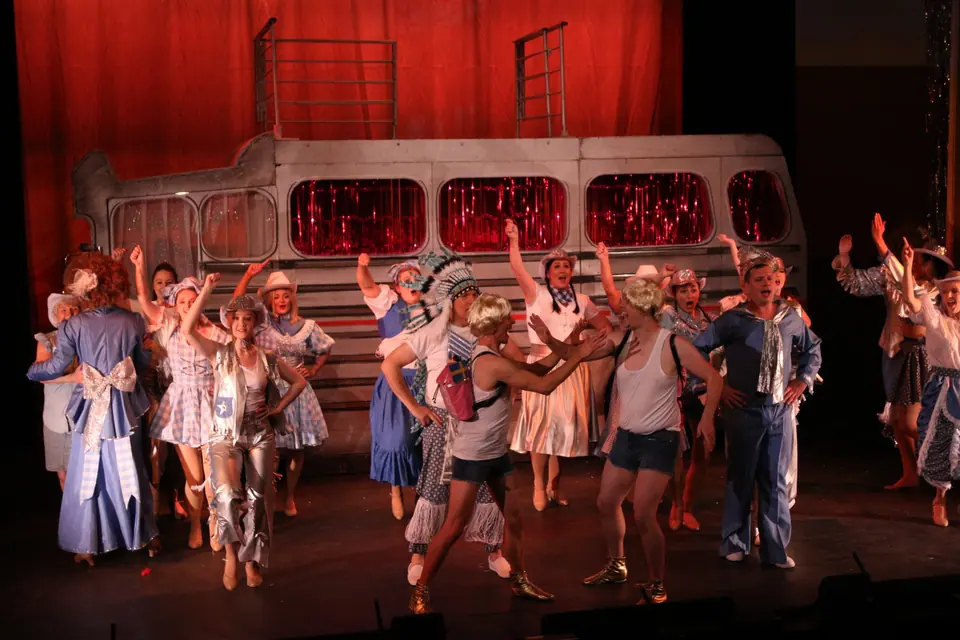 Willenhall Musical Theatre Company's 2022 production of Priscilla Queen of the Desert at Dormston Mill Theatre, Sedgley. Photograph 62 of 246.