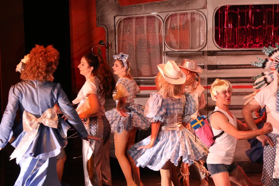 Willenhall Musical Theatre Company's 2022 production of Priscilla Queen of the Desert at Dormston Mill Theatre, Sedgley. Photograph 63 of 246.