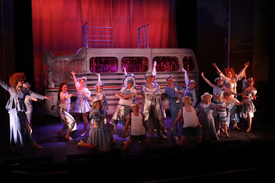 Willenhall Musical Theatre Company's 2022 production of Priscilla Queen of the Desert at Dormston Mill Theatre, Sedgley. Photograph 65 of 246.