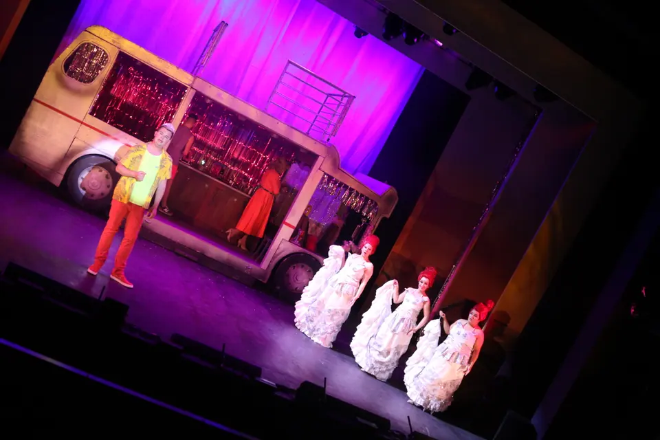 Willenhall Musical Theatre Company's 2022 production of Priscilla Queen of the Desert at Dormston Mill Theatre, Sedgley. Photograph 69 of 246.