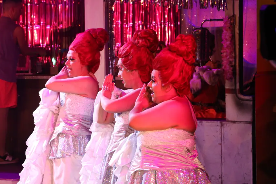 Willenhall Musical Theatre Company's 2022 production of Priscilla Queen of the Desert at Dormston Mill Theatre, Sedgley. Photograph 70 of 246.