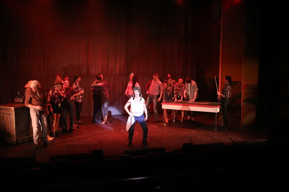 Willenhall Musical Theatre Company's 2022 production of Priscilla Queen of the Desert at Dormston Mill Theatre, Sedgley. Photograph 75 of 246.