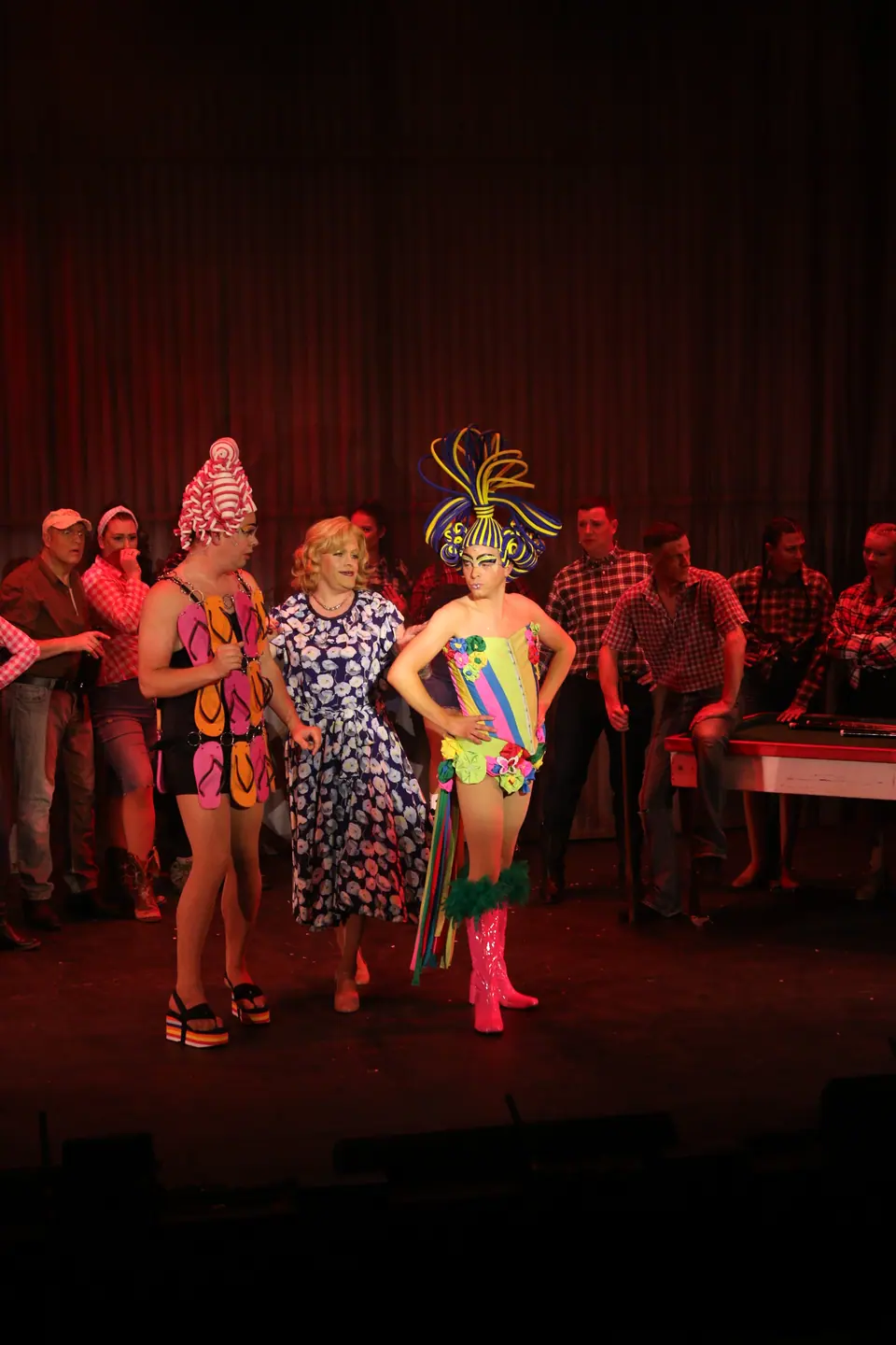 Willenhall Musical Theatre Company's 2022 production of Priscilla Queen of the Desert at Dormston Mill Theatre, Sedgley. Photograph 78 of 246.