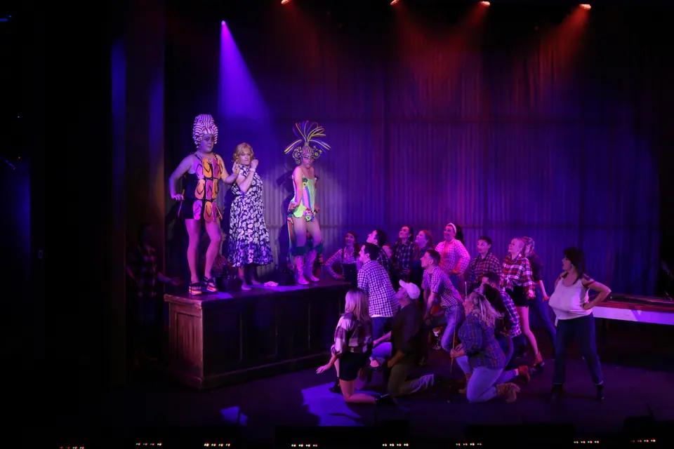 Willenhall Musical Theatre Company's 2022 production of Priscilla Queen of the Desert at Dormston Mill Theatre, Sedgley. Photograph 81 of 246.