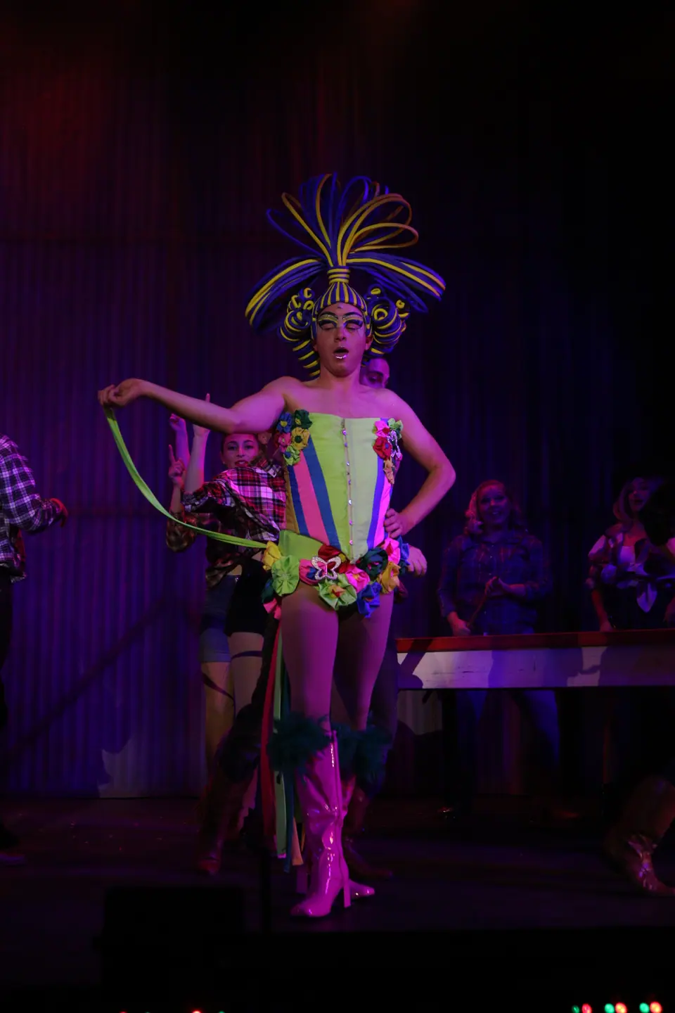 Willenhall Musical Theatre Company's 2022 production of Priscilla Queen of the Desert at Dormston Mill Theatre, Sedgley. Photograph 83 of 246.