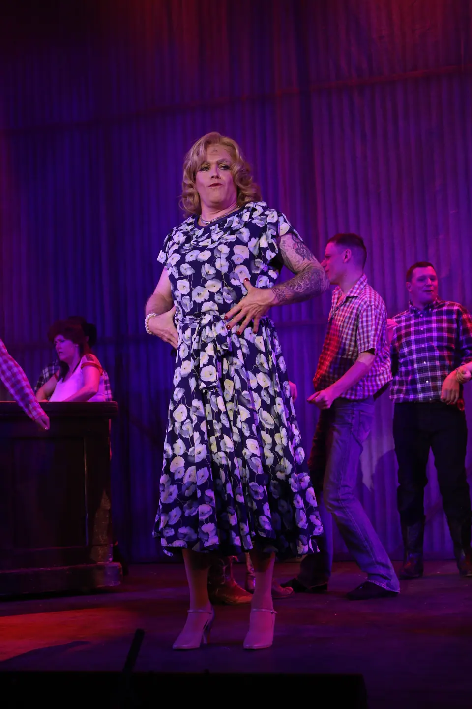 Willenhall Musical Theatre Company's 2022 production of Priscilla Queen of the Desert at Dormston Mill Theatre, Sedgley. Photograph 84 of 246.