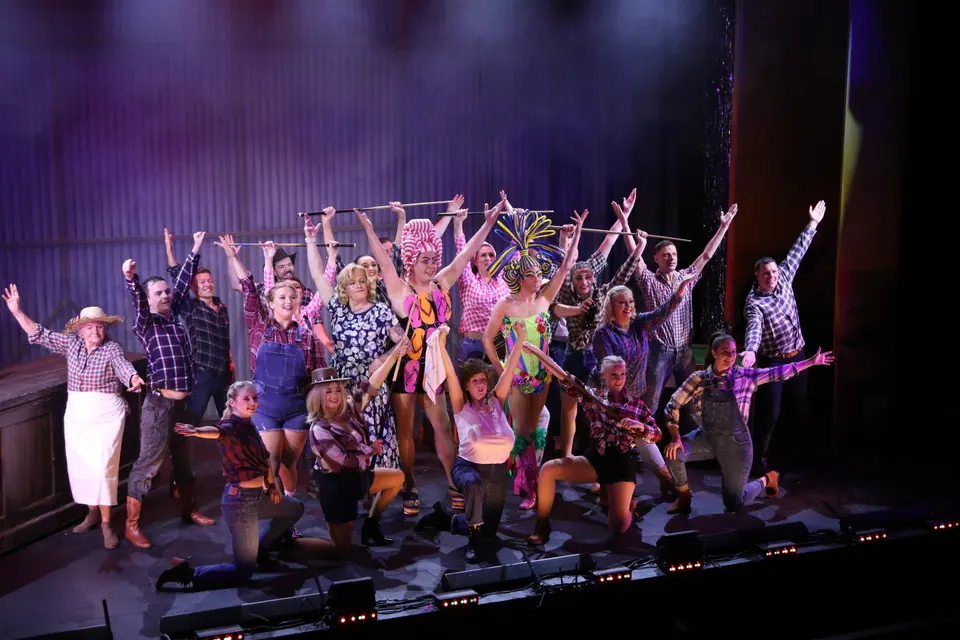 Willenhall Musical Theatre Company's 2022 production of Priscilla Queen of the Desert at Dormston Mill Theatre, Sedgley. Photograph 88 of 246.